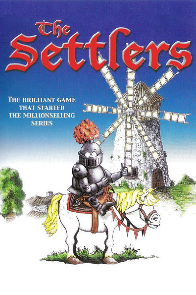 The Settlers - Jaquette officielle du city builder médiéval de Blue Byte Software (1993)