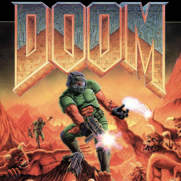 Doom - Jaquette officielle du jeu (1993, id Software)