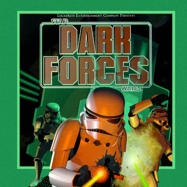 Star Wars Dark Forces - Jaquette officielle du jeu (1995, LucasArts)