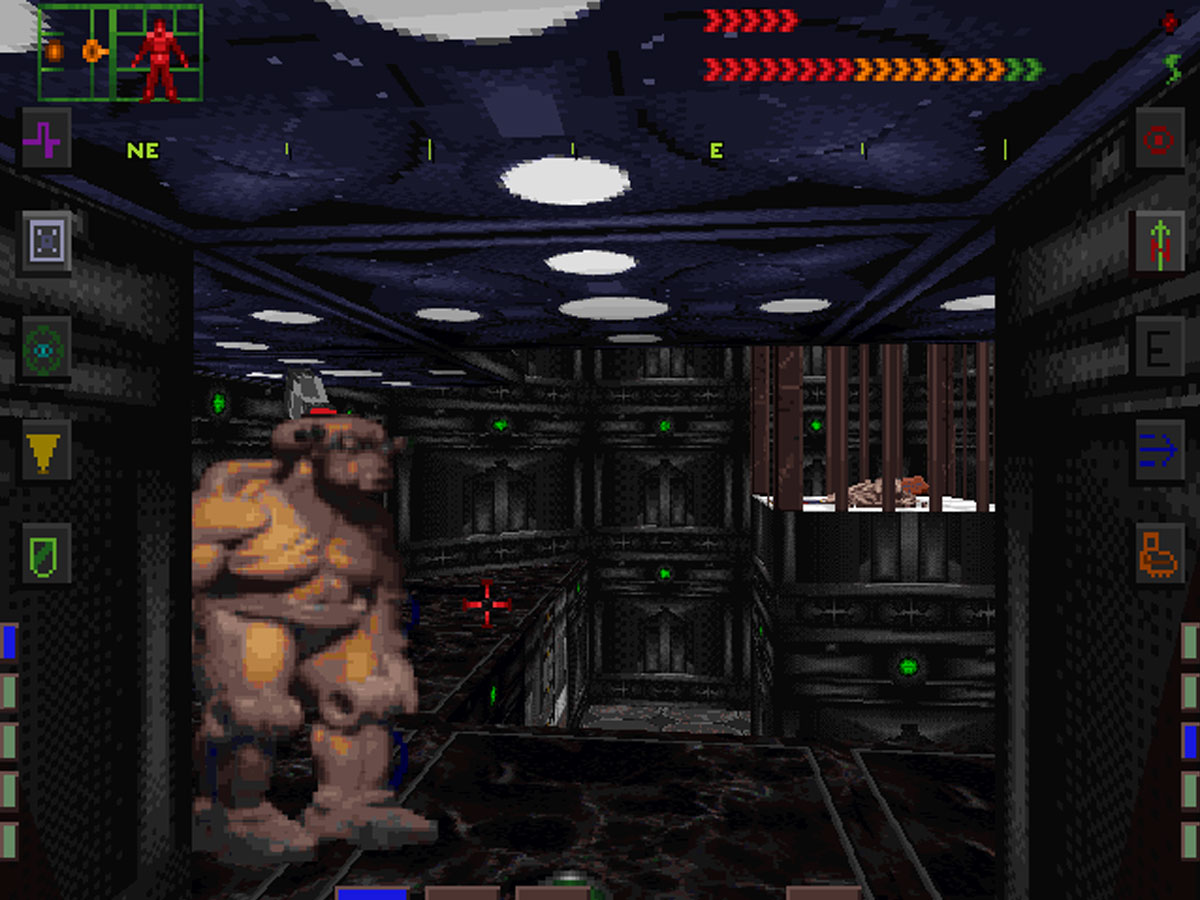 System Shock - Un monstre cyborg dans les couloirs de la station Citadel