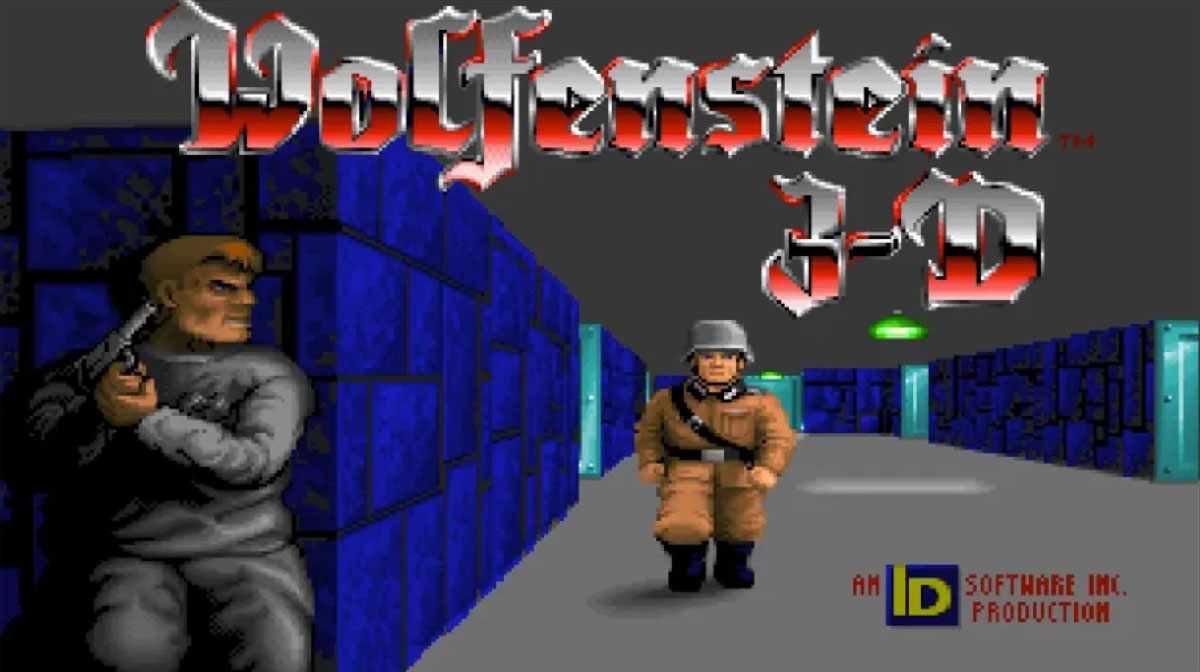 Wolfenstein 3D - Jaquette officielle du jeu (1992, id Software)