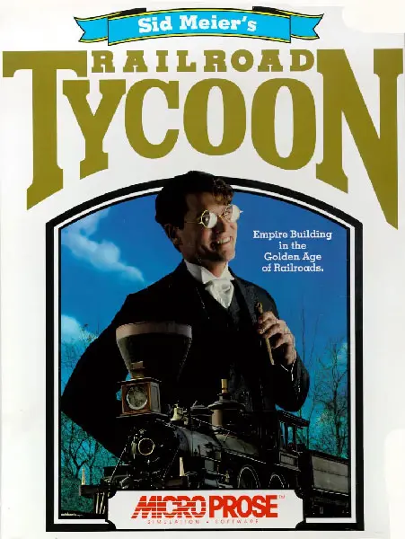 Jaquette Railroad Tycoon - Sid Meier / MicroProse 1990