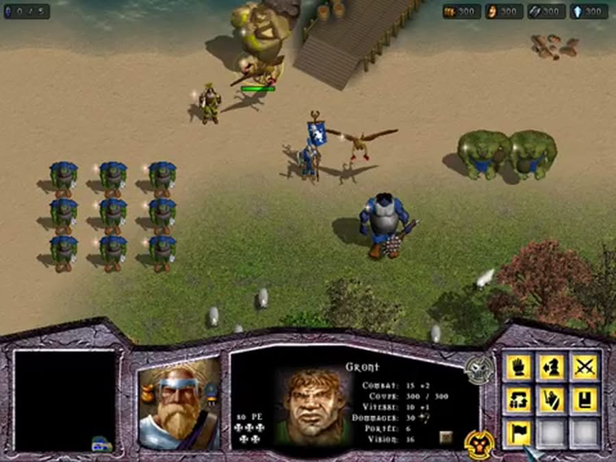 Unités de Warlords Battlecry : trolls, orcs, gobelins