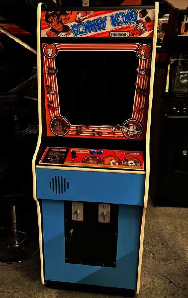 La borne d'arcade Donkey Kong originale de Nintendo, 1981