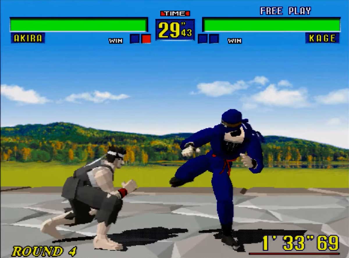 Virtua Fighter, 3D temps réél
