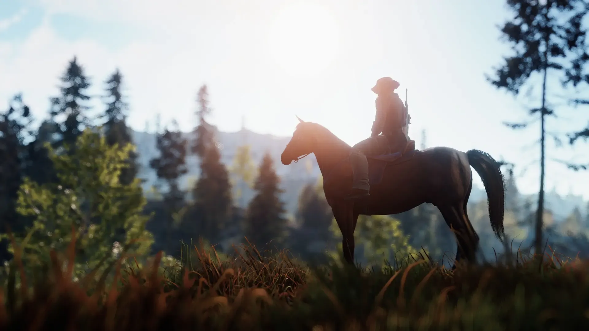 Rust, à cheval