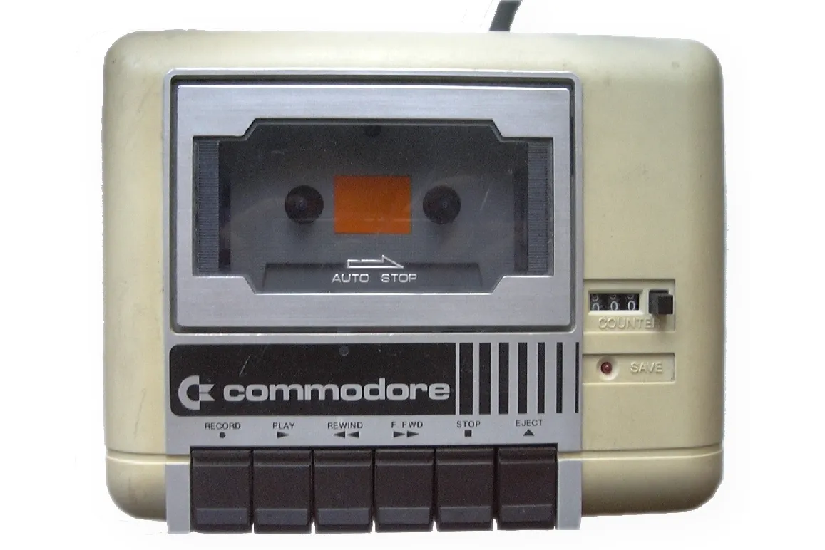 Le lecteur cassettes du Commodore