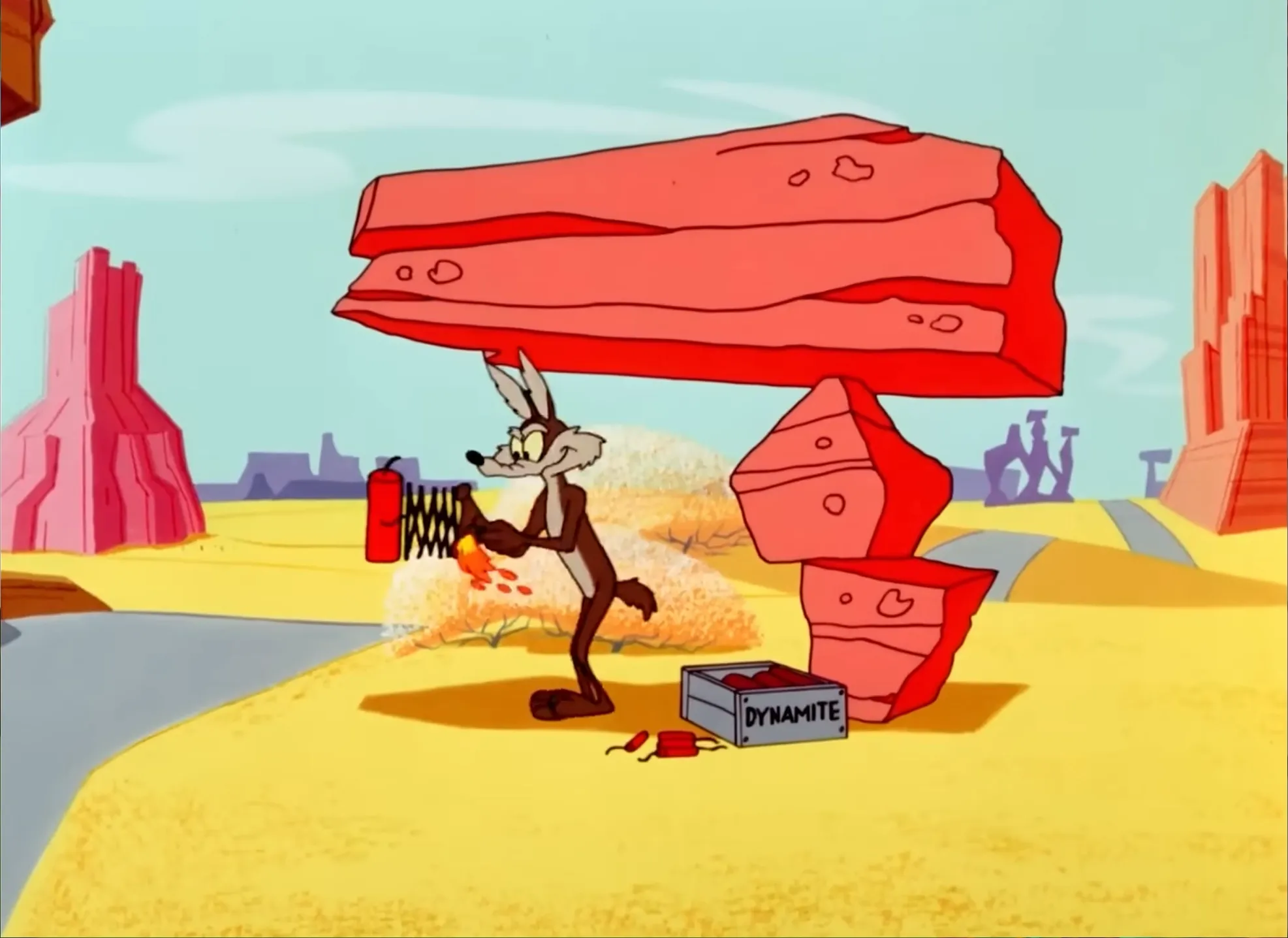 Wile E. Coyote and Road Runner