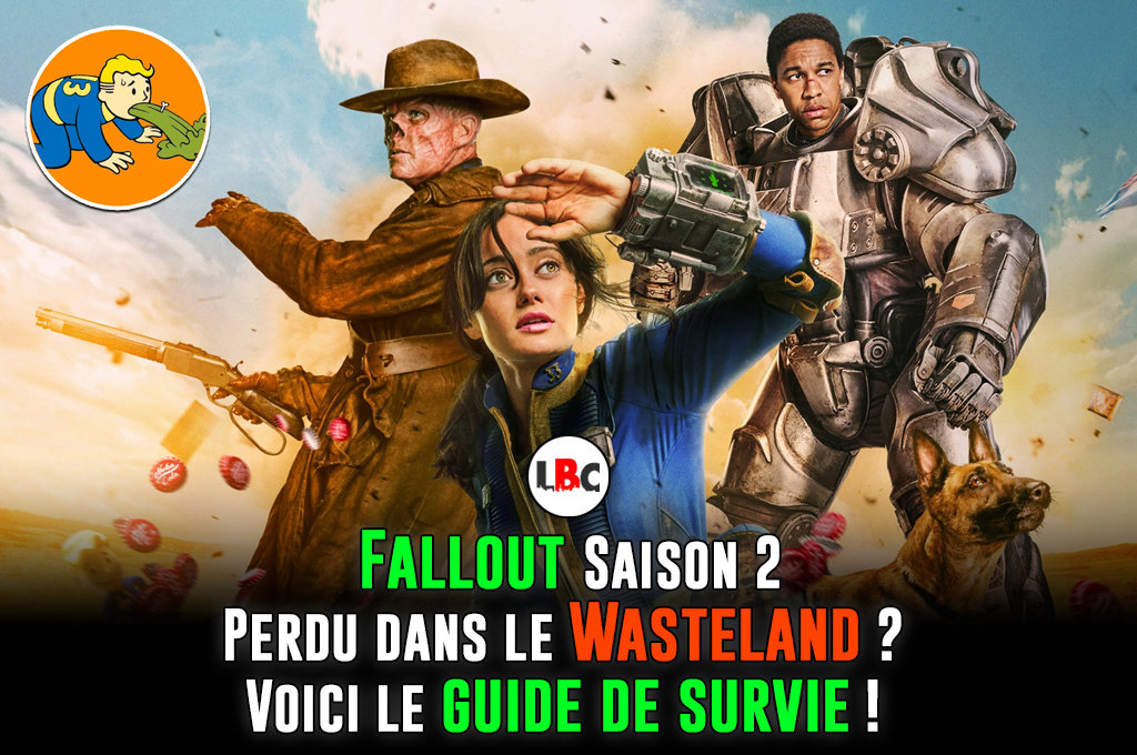 Lucy MacLean, Maximus et La Goule, les trois personnages principaux de la série Fallout, illustrant la diversité des survivants