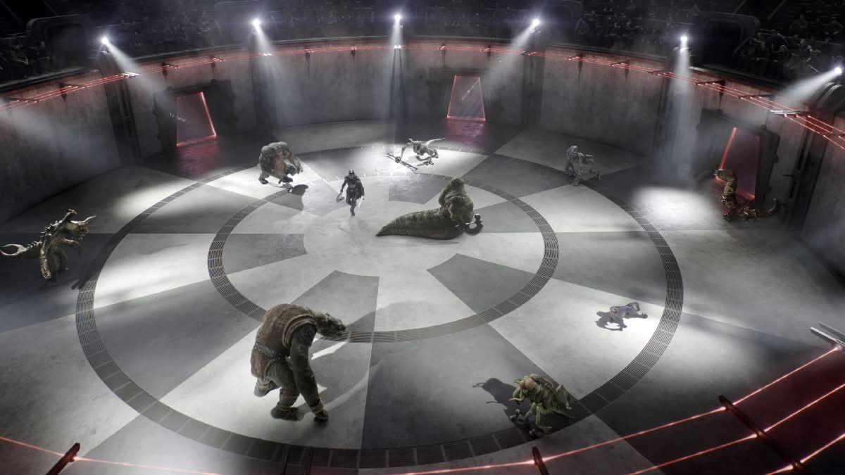 L'arène de Shakari dans The Mandalorian 2026