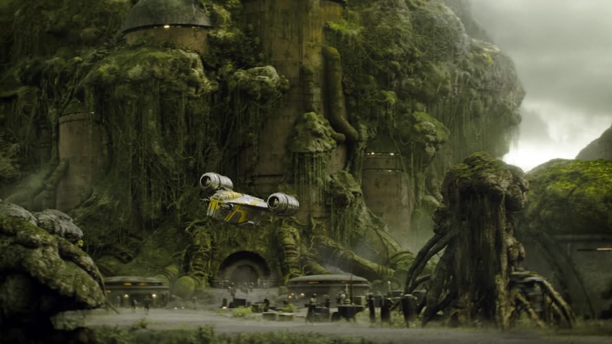 Din Djarin atterrit sur Nal Hutta dans The Mandalorian 2026
