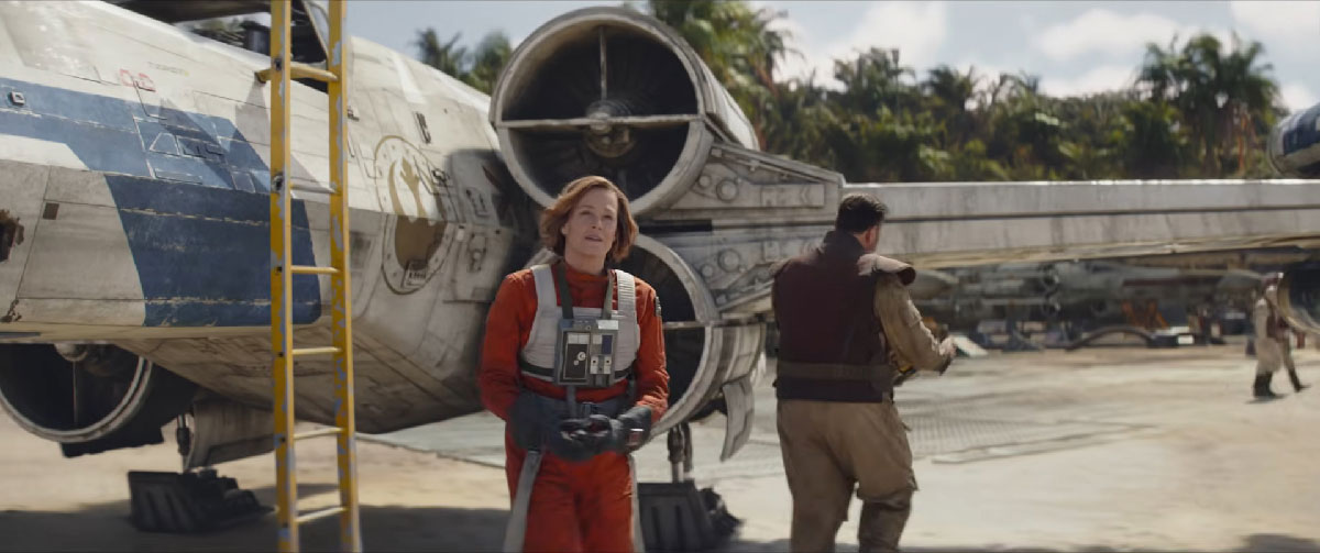 The Mandalorian and Grogu - Sigourney Weaver en pilote de X-Wing