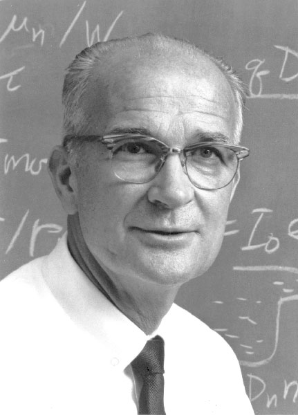 Portrait of William Shockley, Nobel Prize in Physics 1956 and founder of Shockley Semiconductor Laboratory